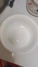 國玥 骨瓷碗具套裝家用碗純白陶瓷米飯碗可洗碗機飯碗防燙釉下彩碗具 純白6英寸面碗4個裝 曬單實拍圖