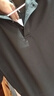 GLM短袖t恤男透氣夏季翻領(lǐng)polo衫速干T恤冰絲感休閑運(yùn)動上衣黑色2XL 曬單實(shí)拍圖