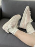 adidas ENTRAP美式校園風(fēng)運動(dòng)板鞋男女少年感復古籃球鞋阿迪達斯 白色/粉色   37 曬單實(shí)拍圖