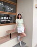 EXULL依思Q女士瑪麗珍鞋2025夏季新款軟底內(nèi)增高時尚舒適法式內(nèi)外柔軟單鞋女 米色 37 曬單實拍圖
