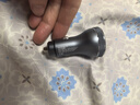 紐曼（Newsmy）車載充電器100w超級快充一拖三點(diǎn)煙器轉(zhuǎn)換插頭usb接口車充Type-c高功率 F8輕奢版金屬灰 曬單實(shí)拍圖