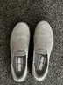 斯凱奇（Skechers）閃穿鞋休閑男鞋一腳蹬支撐緩震健步鞋舒適輕質耐磨運動鞋 灰色/GRY 42.5 曬單實拍圖