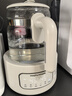 摩飛電器（Morphyrichards）電熱水壺全玻璃恒溫壺家用熱水壺?zé)畨仞B(yǎng)生煮茶壺多段控溫電水壺極速風(fēng)冷沖奶泡奶機(jī)MR5602 1.2L 椰奶白 曬單實(shí)拍圖