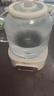 美的（Midea）花漾0膠水全玻璃全自動(dòng)養(yǎng)生壺 辦公室多功能煮茶壺 燒水壺恒溫電熱水壺煮茶器花茶壺1L YS10B101 曬單實(shí)拍圖