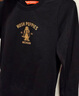 暇步士（Hush Puppies）童裝男童女童春秋裝新款大童兒童套裝精梳棉柔軟舒適套裝 鉆石黑 130 cm 曬單實(shí)拍圖