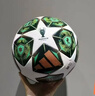 adidas歐冠比賽用足球新款阿迪達斯官方JH1279 白/暗綠/綠熒光 5號球 曬單實拍圖