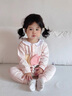 班喜迪嬰兒衣服秋裝嬰幼兒連體衣寶寶超萌哈衣爬服小月齡公主外出服春秋 粉色 90cm 曬單實拍圖