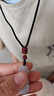 締晶朱砂六字真言吊墜掛繩手工編織紫金砂佛牌繩男女簡(jiǎn)約脖掛項(xiàng)鏈繩子 曬單實(shí)拍圖