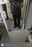 LOMBT寬松純棉休閑褲男秋季純色簡約闊腿顯瘦慵懶風長褲LD83黑色L 曬單實拍圖