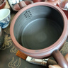 廣西欽州坭興陶茶壺 寬口漢瓦壺 名家純手工功夫茶具家用泡茶壺 古銅色漢瓦壺 150ml 曬單實(shí)拍圖