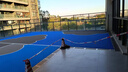 戶外幼兒園epdm彩色橡膠塑膠顆粒地面兒童樂園地膠地墊材料施工 5mm EPDM樣品 曬單實拍圖