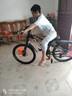 鳳凰（PHOENIX）上海鳳凰軟尾山地車自行車學(xué)生公路男變速雙減震越野青少年賽車 鋼架/輻條曜石黑【雙減震/全軸承】 24寸24速【適合身高138-168cm】 曬單實(shí)拍圖