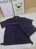 麗都依臣 純棉工作服定制 長(cháng)袖夏季套裝印字印logo汽修電焊焊工建筑鋼廠(chǎng)鐵路工程工地工裝車(chē)間耐磨耐穿勞保服男上衣 曬單實(shí)拍圖