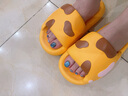 LATE TIME可愛(ài)貓爪兒童拖鞋女童夏季室內家居軟底防滑一家三口親子涼拖鞋 橘色 36 -37【適臺35-36碼) 曬單實(shí)拍圖