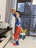 奧特曼衣服迪迦賽羅連體衣兒童演出服親子裝cos真人版兒童節(jié)禮物 賽羅連體衣+頭盔光劍披風(fēng)胸?zé)?【兒童M碼】適合110-120 曬單實(shí)拍圖