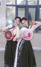 靈如意藏族舞舞蹈服裝藝考少數(shù)民族演出服成人藝考服飾練功服大擺裙套裝 軍綠360裙擺(長(zhǎng)90cm)+上衣 送腰帶 XL 曬單實(shí)拍圖