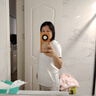 森馬（Semir）短袖t恤女涼感抗菌正肩修身2025夏顯瘦V領白色打底衫109325100002 曬單實拍圖