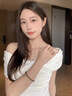 綠檀木手串女款細(xì)款鍍沙金珠女士木質(zhì)制綠檀手鏈女飾品情人節(jié)禮物 女細(xì)款綠檀手串-6mm 曬單實(shí)拍圖