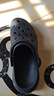 卡駱馳（crocs）經(jīng)典泡芙Clog男女一腳蹬懶人沙灘鞋 CR207521-001 41（41-42） 曬單實(shí)拍圖