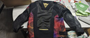 DAINESE/丹尼斯VIGORIA AIR TEX亞洲版騎行服男摩托車(chē)透氣賽車(chē)服 442/黑-藍-橙 L 曬單實(shí)拍圖