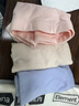 蕉內(nèi)300E兒童短袖100%純棉柔軟吸濕排汗無側(cè)縫抗菌男女童學(xué)生打底T恤 鈦-暖白 130 曬單實(shí)拍圖