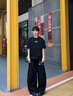 STA春夏潮牌基礎(chǔ)款小logo印花多色短袖t恤男夏季純棉情侶百搭體恤衫 黑色 XL 曬單實(shí)拍圖