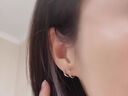 逐青999銀素圈耳環(huán)女2025新款養(yǎng)耳洞免摘耳扣時尚學(xué)生耳釘女純銀耳飾 999銀素圈耳扣(兩只)10mm 純銀s999材質(zhì) 曬單實(shí)拍圖