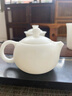 茶具整套高檔家用功夫茶具套裝德化羊脂玉白瓷泡茶套裝白瓷茶具 10件西施壺 曬單實(shí)拍圖