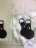 Masentek 適用蘋(píng)果airtag保護(hù)套車(chē)鑰匙扣定位扣跟追蹤器防丟神器apple iphone液態(tài)軟硅膠皮革套殼掛鉤 黑 曬單實(shí)拍圖