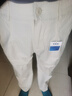古先森美式簡約工裝褲子男春秋季2025新款寬松潮牌男士休閑褲直筒男褲 米白色 M 【115-130斤】 曬單實拍圖