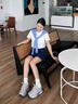 MAGIOPY高端奢侈品女鞋老爹鞋女夏季新款水鉆休閑鞋女厚底增高運(yùn)動(dòng)鞋女 灰色 36 (230mm) 曬單實(shí)拍圖