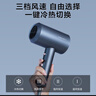 超人電吹風(fēng)家用吹風(fēng)機(jī)大功率負(fù)離子大風(fēng)力速干低噪音便攜吹風(fēng)筒 DJ818金釉藍(lán) 曬單實(shí)拍圖