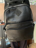 鹿師傅頭層牛皮真皮男士雙肩包電腦包筆記本上班通勤休閑背包書(shū)包旅行包 黑色 頭層牛皮 曬單實(shí)拍圖