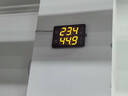 德力西（DELIXI）工業(yè)級室內溫濕度計大屏幕電子高精度壁掛式溫濕度顯示儀家用報警 曬單實拍圖