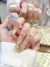 老鳳祥小蠻腰手鏈女S925銀粉色瑪瑙百搭手串生日紀念日禮物送女友老婆 曬單實拍圖