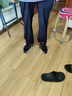 斯凱奇（Skechers）暮光跑鞋丨2025新品男子復古休閑鞋輕盈運動(dòng)鞋透氣男跑步鞋 黑色/橘色/BKOR 42 曬單實(shí)拍圖