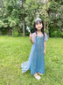 G.DUCKKIDS小黃鴨童裝愛(ài)莎公主裙女童連衣裙夏季兒童裙子冰雪奇緣女孩禮服裙 艾莎公主裙+皇冠魔法棒 100 尺碼2~3歲【90-100cm】cm 曬單實(shí)拍圖