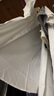 羅蒙（ROMON）【桑蠶絲免燙】短袖襯衫男士白襯衫修身襯衣商務(wù)職業(yè)男白色XL 曬單實拍圖