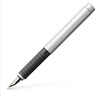 輝柏嘉（Faber-castell）鋼筆商務(wù)練字簽名筆伴手禮商務(wù)禮品知性派系列 啞光鍍鉻金屬 F 曬單實拍圖