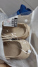 Semir女鞋洞洞鞋厚底增高休閑沙灘鞋女SSM252023 巴洛克杏 40-41 曬單實(shí)拍圖