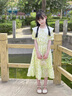 木木屋童裝女童連衣裙夏季2025新款6-12歲兒童公主裙洋氣女孩裙子夏款潮 2401綠色 150 適合140-150cm年齡11-12歲 曬單實拍圖