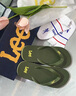 Lee拖鞋男2025夏季新款防滑涼鞋男戶(hù)外穿休閑百搭沙灘涼拖透氣夾趾拖 橄欖綠 41 曬單實(shí)拍圖