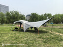 牧高笛（MOBIGARDEN）假日穹頂PO9.0 戶外露營(yíng)大空間黑膠防曬遮陽涼亭帳篷自立穹頂天幕 配件/拓展天幕500（不含帳篷） 曬單實(shí)拍圖
