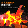 尚烤佳（Suncojia）果木炭 燒烤木炭 燒烤燃料 燒烤碳 吸甲醛蘋果木炭 含炭夾 曬單實(shí)拍圖