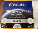 Verbatim威寶藍(lán)光M-Disc千年光盤4X BD-R一次性檔案級(jí)可打印空白DVD藍(lán)光光盤光碟刻錄盤 25GB每片  5片獨(dú)立盒裝 曬單實(shí)拍圖
