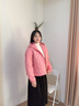波司登輕薄羽絨服女短款90絨連帽菱格保暖外套B250135316 曬單實(shí)拍圖