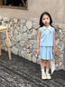 真維斯女童套裝2025夏季新款女孩珠地棉polo背心百褶裙親膚透氣運動童裝 藍色【內(nèi)置安全褲 肆意跑跳】01 140 【推薦56-68斤】 曬單實拍圖