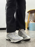 愛步（ECCO）BIOM C 戶外運動鞋女 厚底老爹鞋 健步803223 銀色/白色80322351366 38 曬單實拍圖