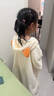 G.DUCKKIDS兒童浴巾帶帽斗篷寶寶洗澡游泳裹巾女孩披風比純棉柔軟小男孩浴袍 彩色小熊連帽浴巾 60*60 曬單實拍圖
