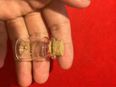 曼舒愛足金999黃金 金豆子1克小金豆投資金豆豆1g金條金粒軟金收藏送禮 金豆豆 1g（帶證書+攢金瓶） 曬單實(shí)拍圖